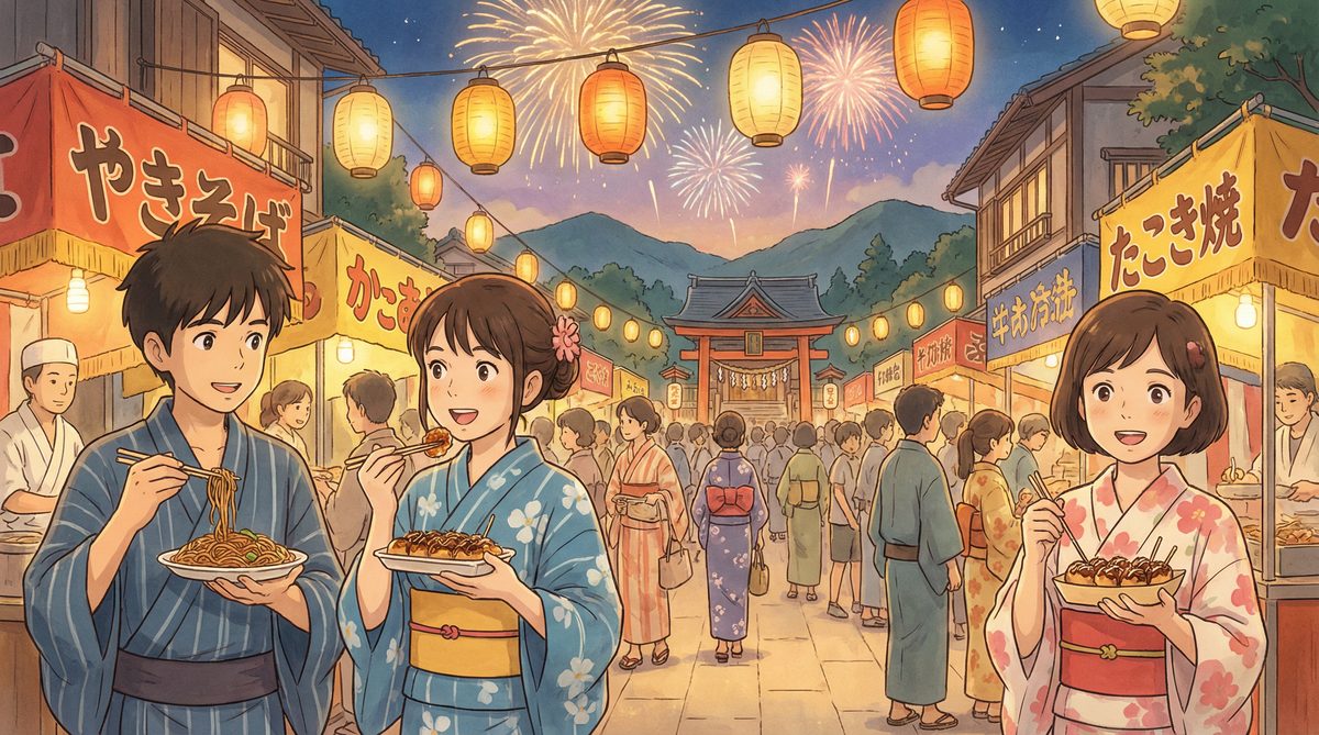 看片治愈系日常动漫-夏日祭物语